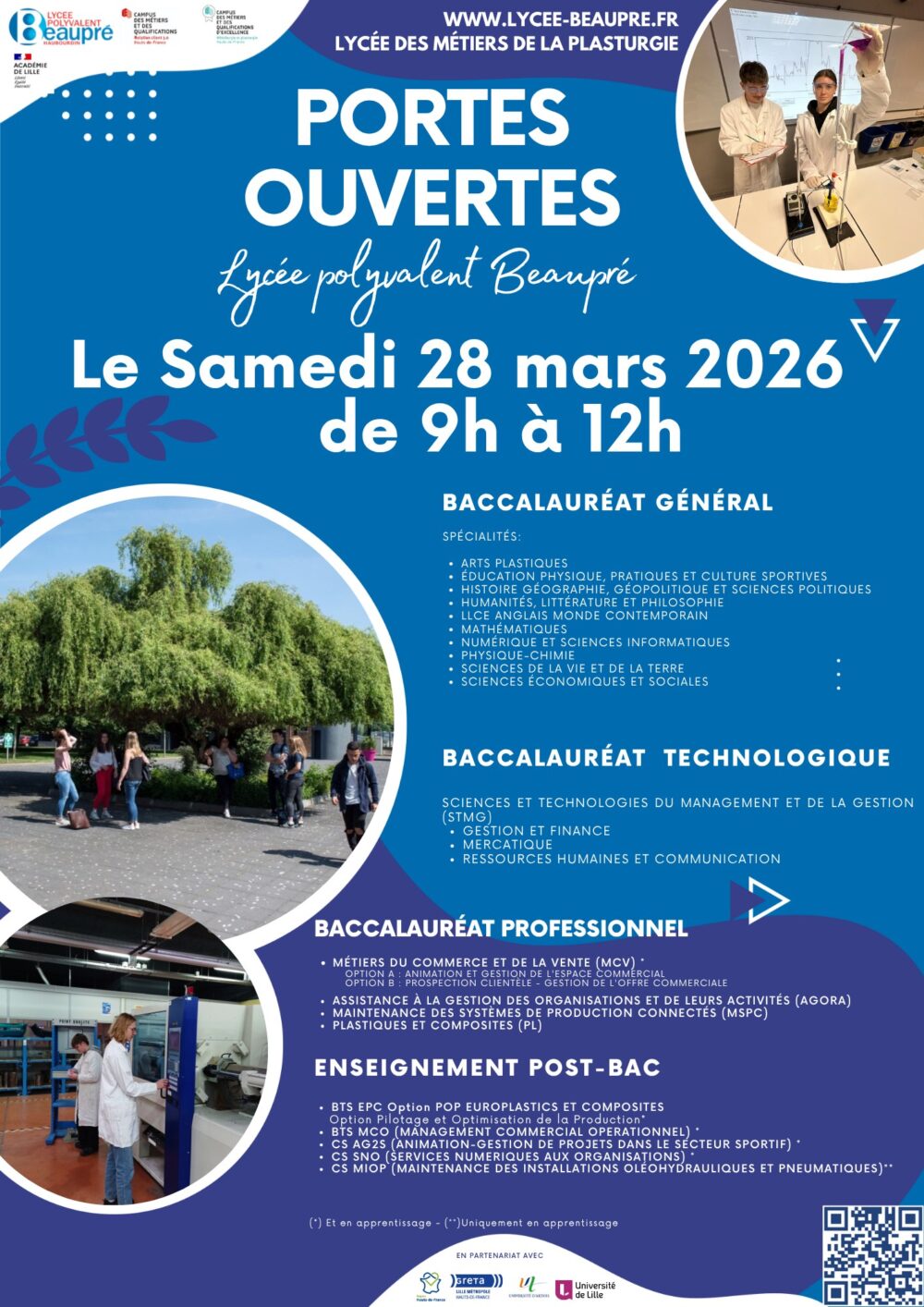 Affiche JPO 2026 LGT SEP